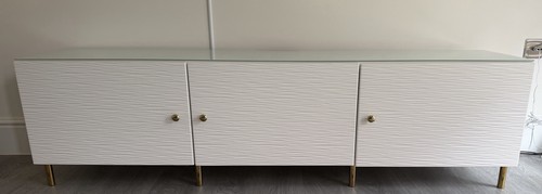 Ikea white textured - white, tv