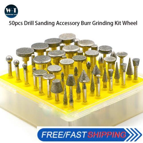 Diamond rotary tools set 50pcs - diamond,