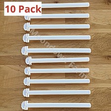 10 x 16.5cm PLASTIC TWIST ON BIRD CAGE PERCH / PERCHES Finch, Canary, Budgie