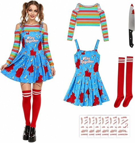 Women chucky costume cosplay - costume,