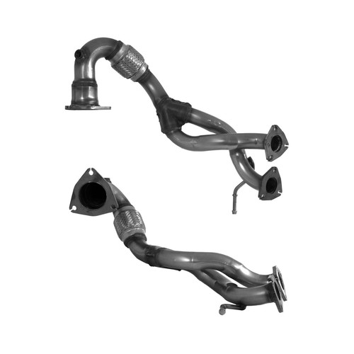 Exhaust pipe front for seat - exhaust,