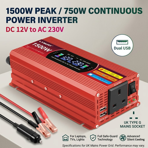 750w 1500w power inverter - power, dc