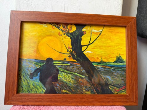 Vincent van gogh - van, framed