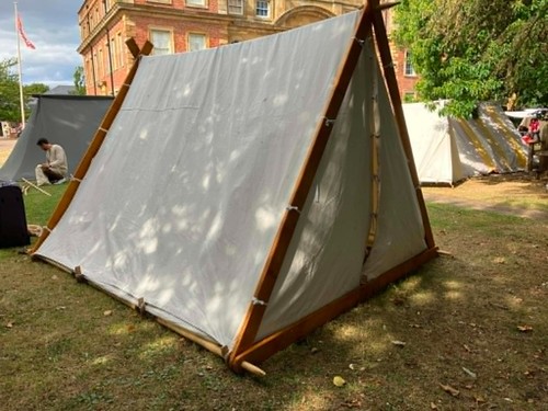 Viking tent medieval frame - a,