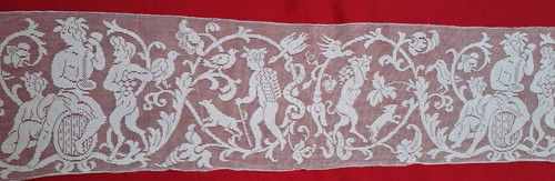 Vintage cream lace - #5,