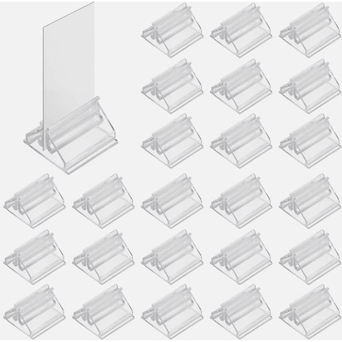 Clear acrylic place card - clear,