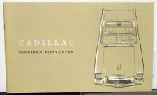 1957 Cadillac Owners Manual