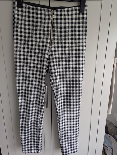 Zara checked leggings size - zara,