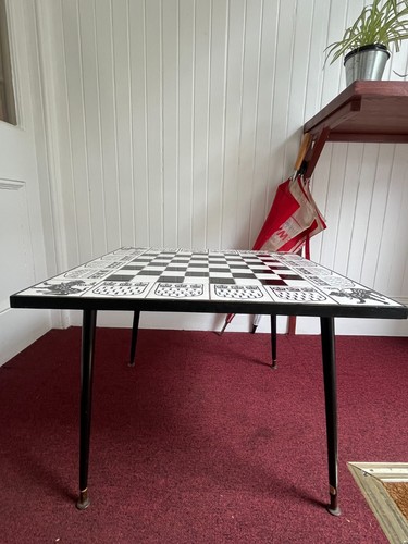 Custom handmade tiled chess - tiled,