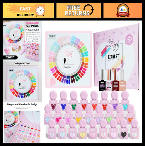 30pcs gel nail polish set - gel,