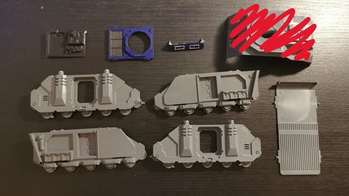 Space marines rhino - space, spares