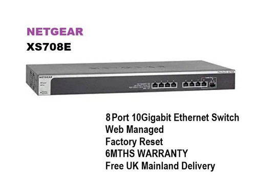 Netgear prosafe xs708e - netgear, v2