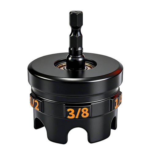 Nut zipper drilling attachment - zipper,