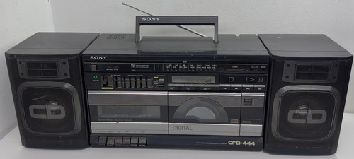 1980s sony cfd 444 boombox - 1980s, cfd-444