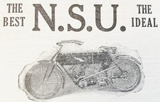 1910 Best Ideal N.S.U.MOTOR CO