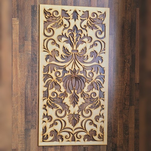 Georgian floral damask - floral,