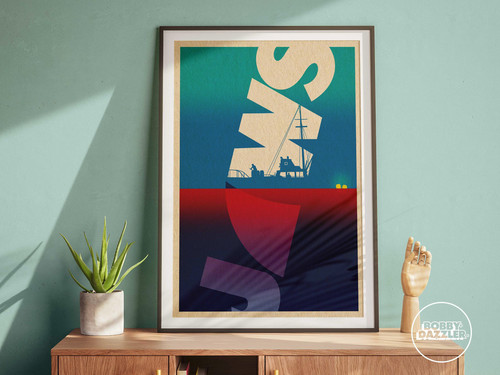 Jaws 50th anniversary poster - 50th,