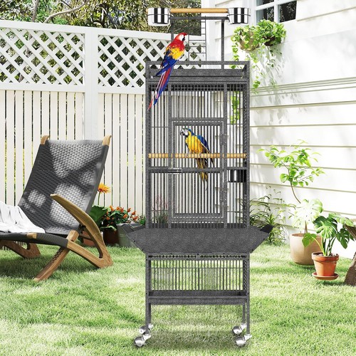 Large metal bird cage - large, open