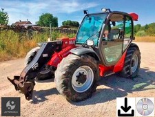 Manitou MLT 634-120 LSU, 735-120 LSU Telehandler Service Repair Workshop Manual.