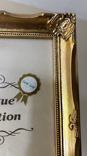 Gold picture frame antique - gold,