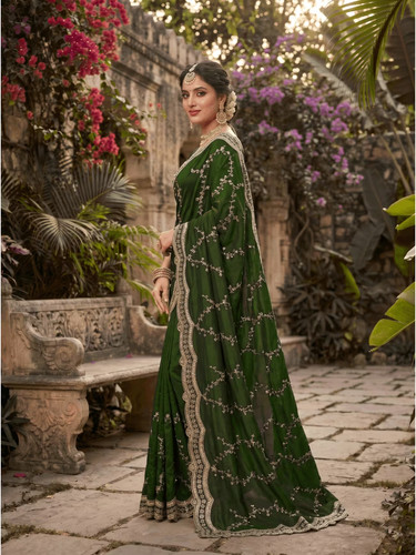 Designer sari bollywood bridal - sari,