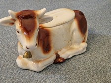 Old Goebel Hummel Cow Sugar Bowl Vintage 1960s