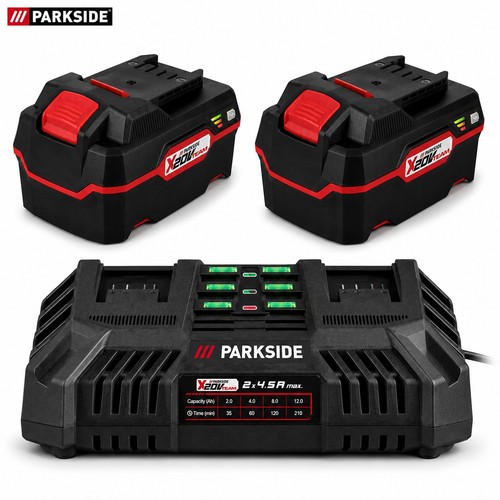 Parkside 20v 4ah battery - 2, x