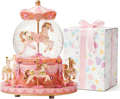 Carousel horse music box - horse,