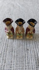 Set of 3 Vintage Toby Jug - By