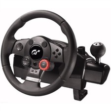 Logitech Driving Force GT Steering Wheel With Pedals Used Playstation 3 Game