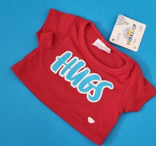 Build bear red hugs shirt - a,