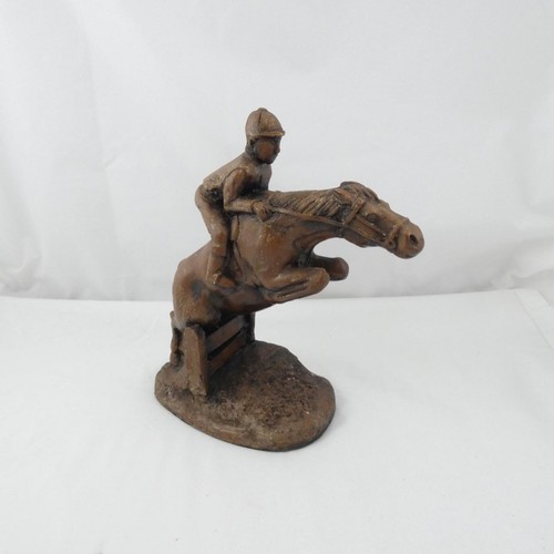 Resin horse racing statue - horse,