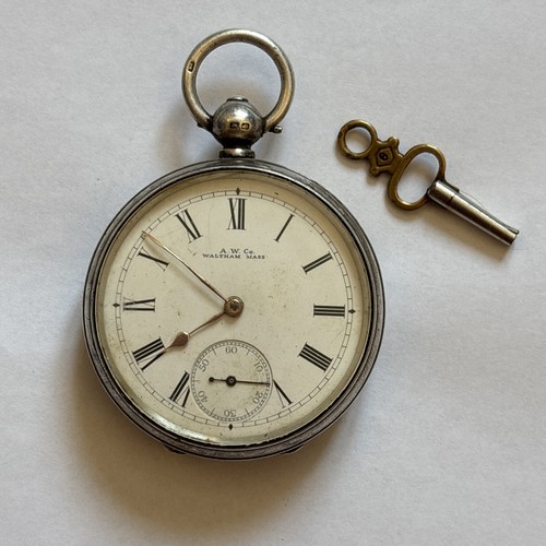 Sterling silver antique pocket