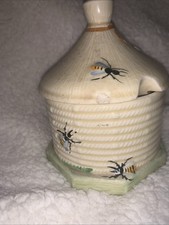 Crown Devon Honey Pot (made In