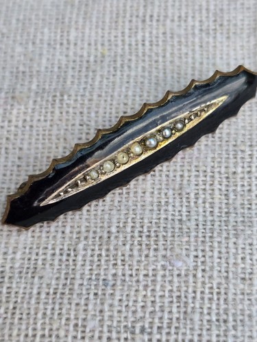 Antique victorian black - antique, enamel