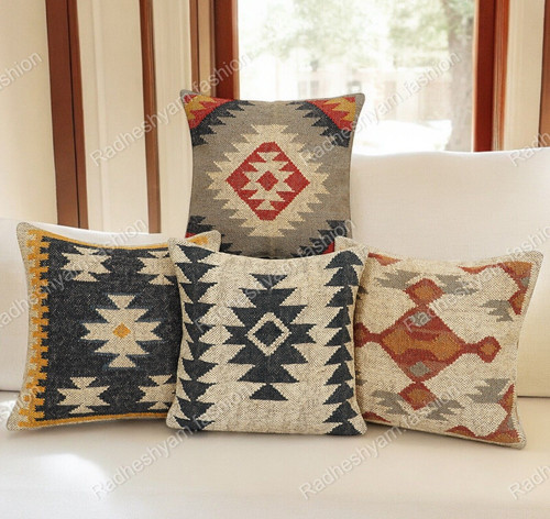 Set kilim jute - of,