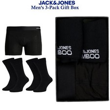 Jack & Jones Mens 3-Pack Black