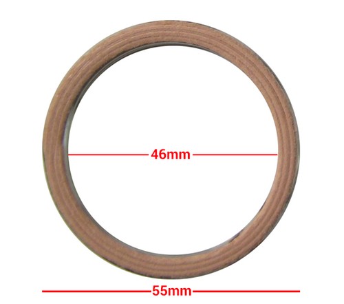 Exhaust gasket copper 1984 - gasket,