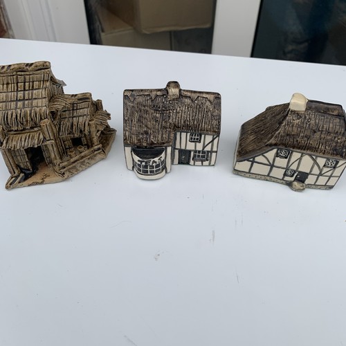 Vintage miniature cottages - vintage,