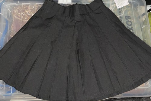 Black pleated school - school, skirts