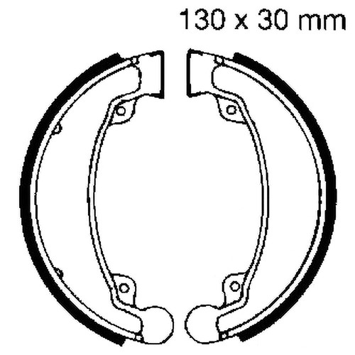 Brake hangers with - brake, ebc