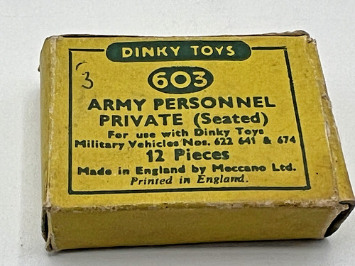 Dinky toys 603 - army, personnel