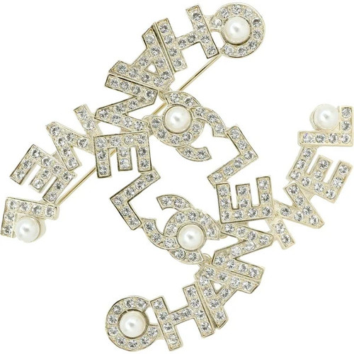 Chanel logos pin brooch - cc,