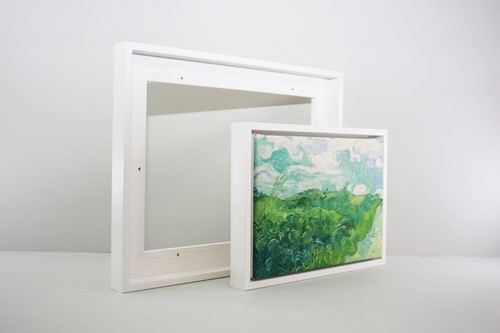 White wooden tray frames - wooden, for