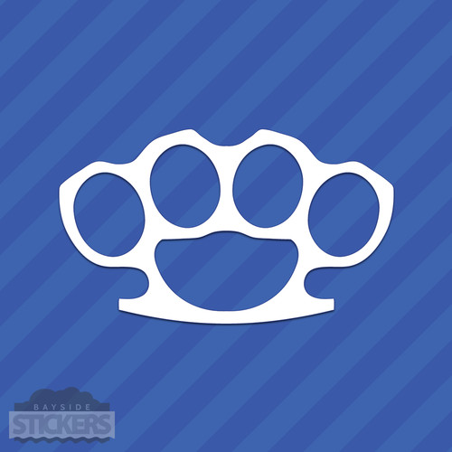 Brass knuckles vinyl - vinyl, decal