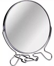 Face Mirror Cosmetic Folding Magnify Make Up Travel Vanity Shaving Bath Round