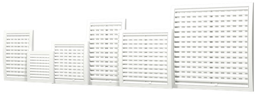 White air vent grille with - vent,