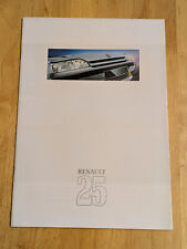 Renault 25 1988 Brochure