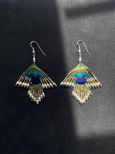 Handmade boho peacock - handmade,