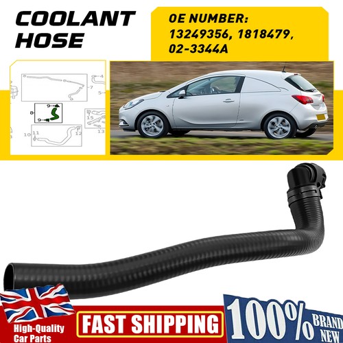 Heater matrix inlet - hose, pipe